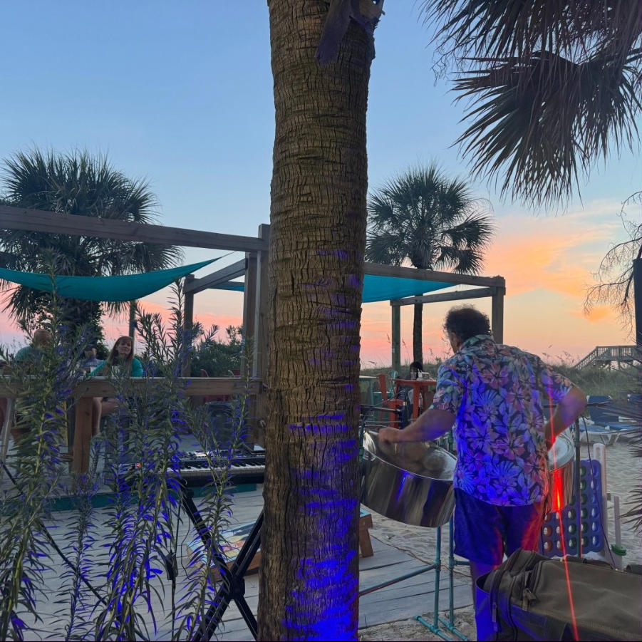 Guest services desk with fall decor